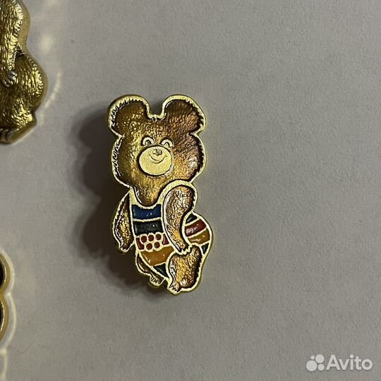 Значки олимпийский мишка. ои-80