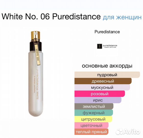 Подарочный тестер, 33 мл - White, Puredistance