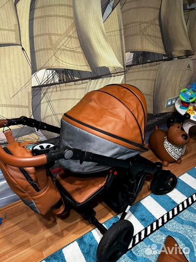 Коляска verdi orion 3 в 1 эко кожа