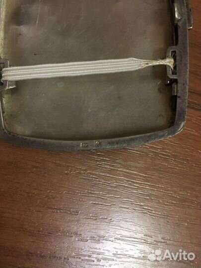 Портсигар серебряный