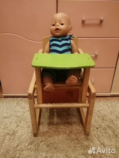 Продаю кукольный стульчик для кормления