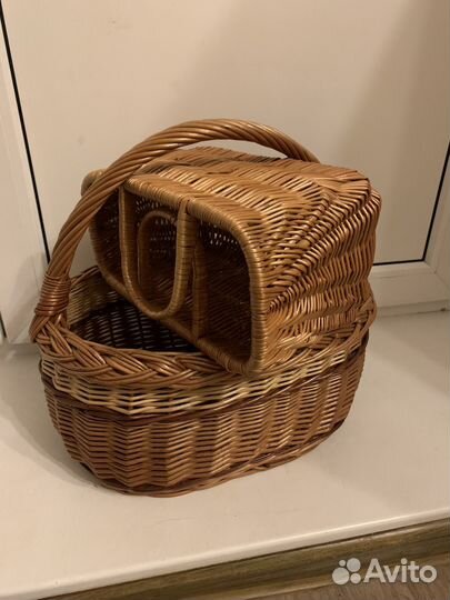 Корзины из натуральной лозы - новые