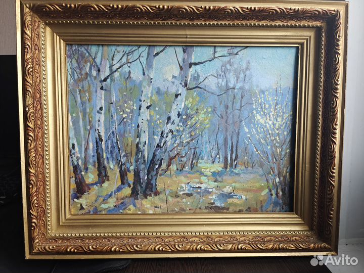 Картина маслом на холсте, размер 38х48