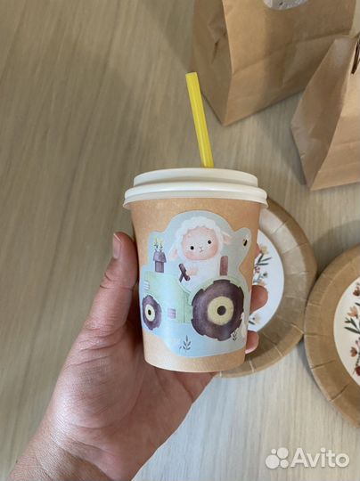 Бумажная посуда для детских праздников