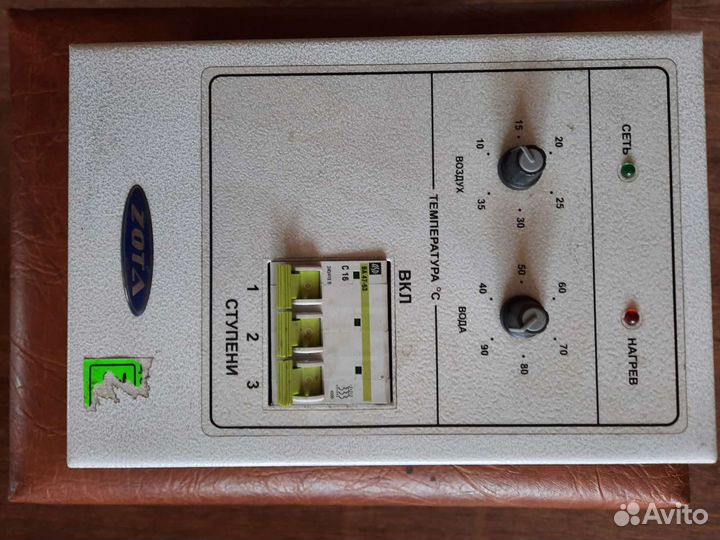 Панель управления электрообогрева котла