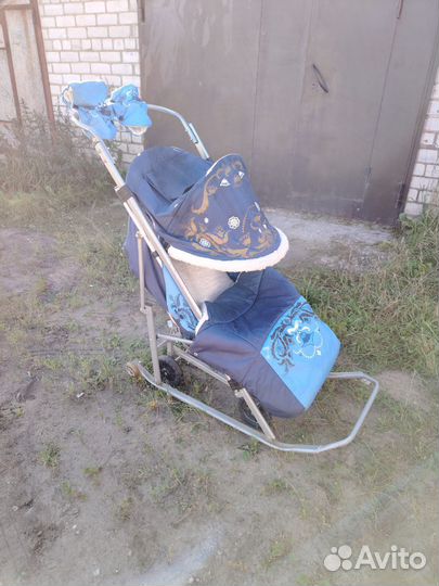 Коляска санки