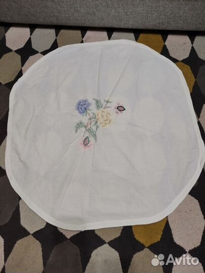 Чехол на подушку от оттоманки советских времён