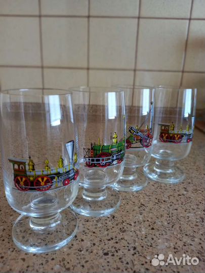 1979г Чешское стекло. Богемия. Бокалы