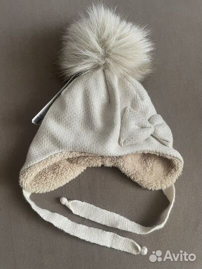 Шапка для девочки до 1 года