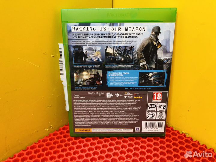 Z.7777 диск Xbox One Watch dogs