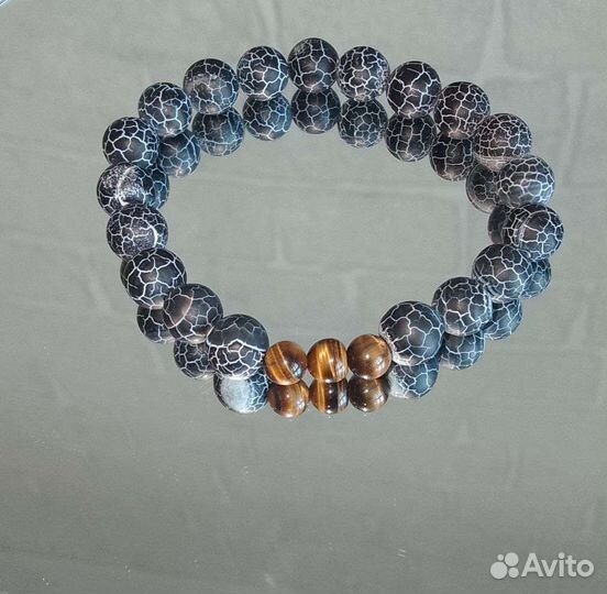 Африканский агат с тигровым глазом