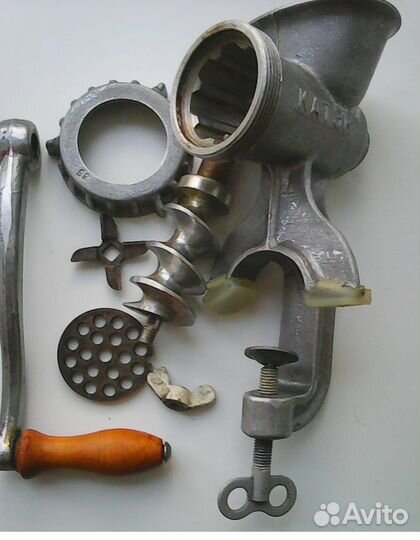 Ножи, решётки, точило для ручной мясорубки