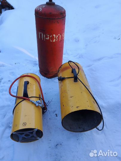 Газовый обогреватель с баллоном