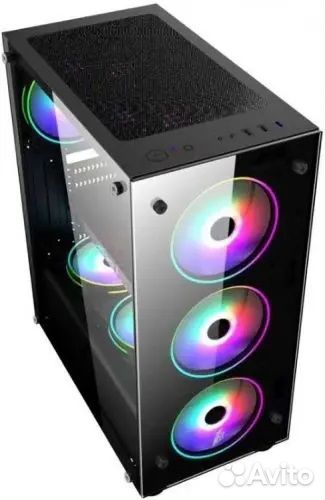 Корпус 1stPlayer firedancing V3-A (V3-A-4R1) Black