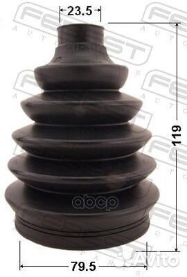 Пыльник шруса внешнего (комплект) PVC 0217PP12