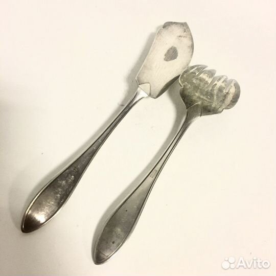 Нож и вилка для рыбы Геомания