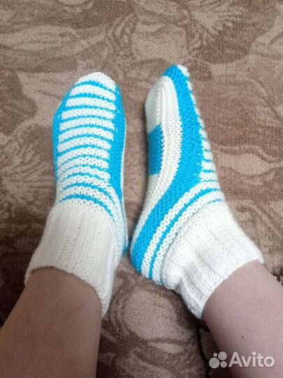 Носки вязаные