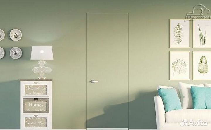 Скрытые межкомнатные двери