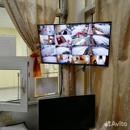 Установка камер видеонаблюдения