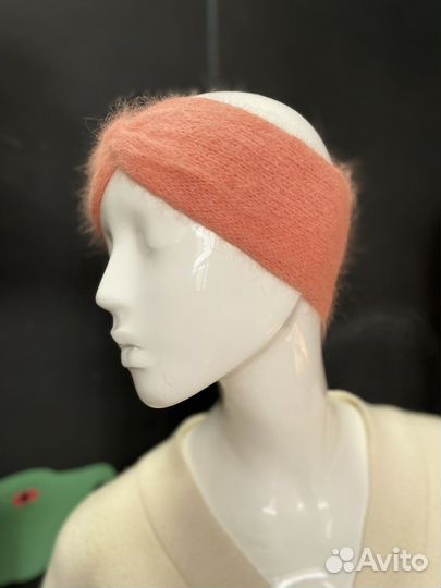 Повязка на голову вязаная