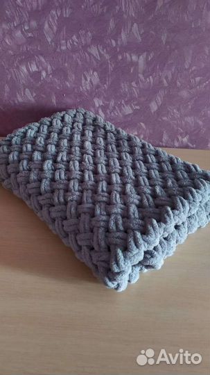 Детский пледик вязаный в ручную
