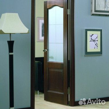 Дверное полотно с коробкой, ф-ки Волховец новое