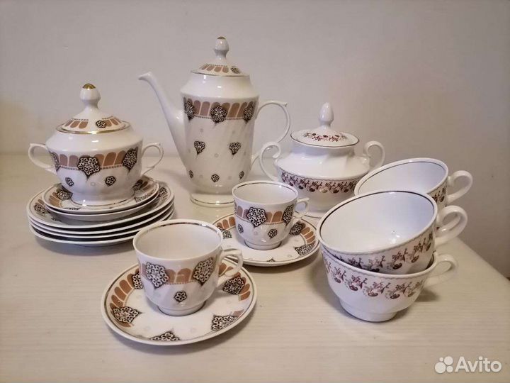 Чайный сервиз СССР Рига
