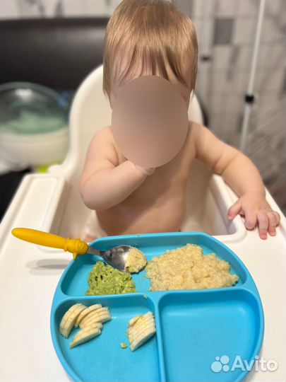 Тарелка детская силиконовая