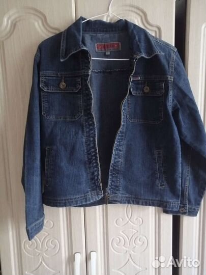 Джинсовая куртка женская 46 48
