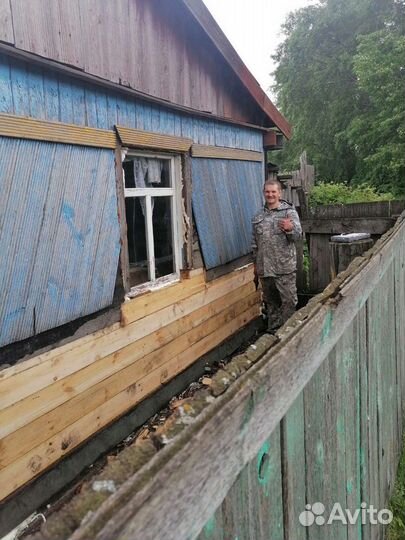 Замена венцов, подъём дома. Строительство. Кровля