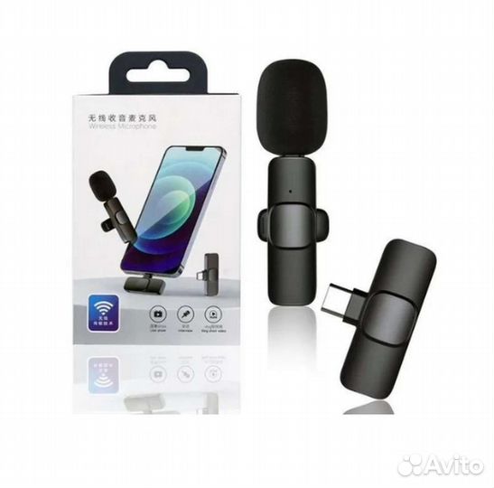 Микрофон петличный беспроводной