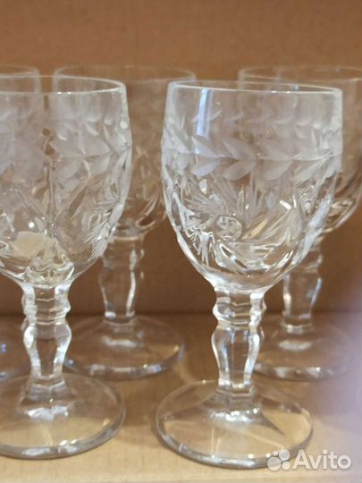 Рюмки хрусталь Югославия 70-80г