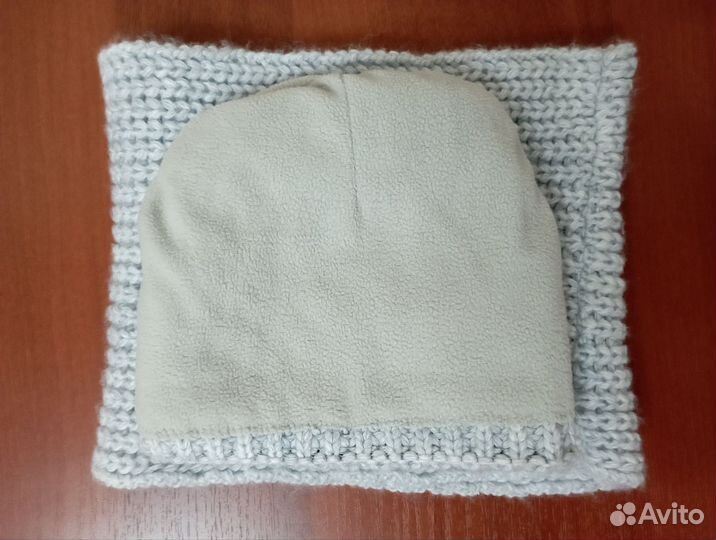 Комплект шапка и снуд женский