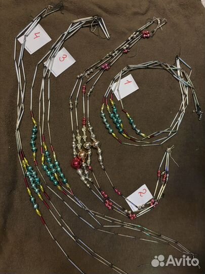 Бусы советские на елку