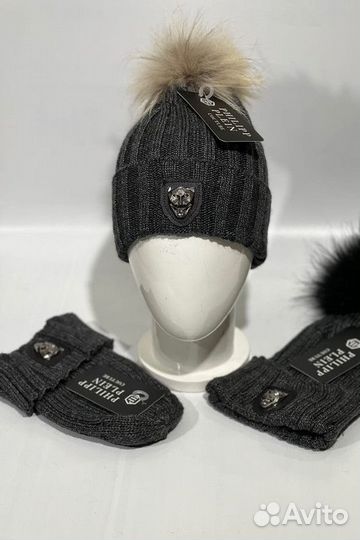 Шапка вязяная Philipp Plein