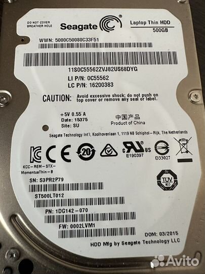 Жесткий диск hdd seagate 500gb