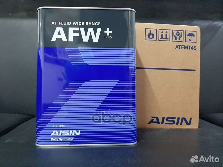 Масло трансмиссионное ATF Wide Range AFW+ 4л AT