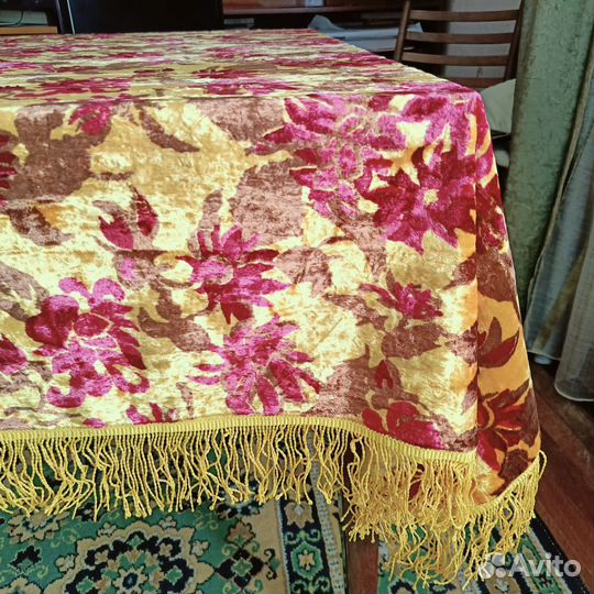 Скатерть СССР, плюш, атлас, шторы