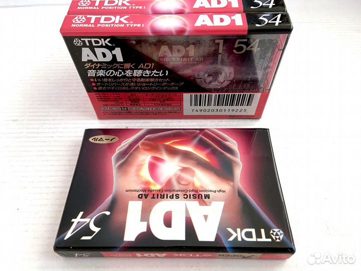 Аудиокассеты кассеты TDK AD 1 54 - 1996 г