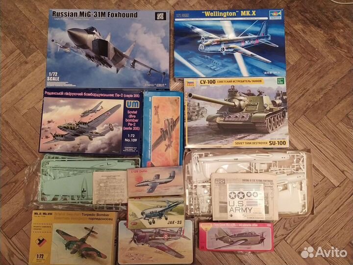 Сборные модели самолетов 1:72