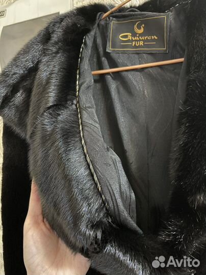 Шуба норковая с капюшоном 42 44