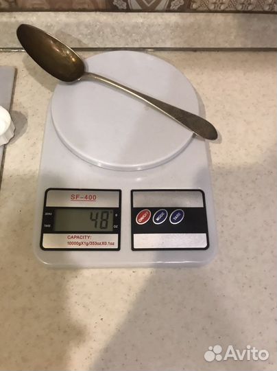 Ложка столовая серебро