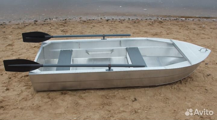 Новая алюминиевая лодка Малютка-Н 2.6 м.с вёслами