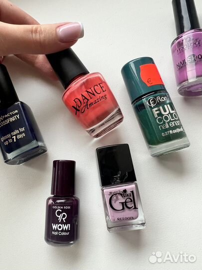 Лак для ногтей пакетом