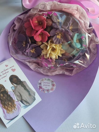 Букет сладкий для девочек/детский подарок шоколад