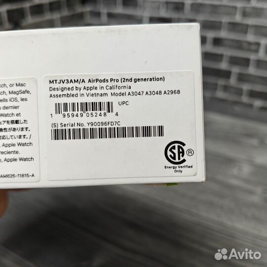 Беспроводные наушники apple airpods pro 2