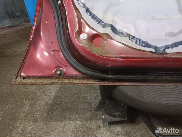 Черри Тиго T11 дверь передняя левая красная цветет