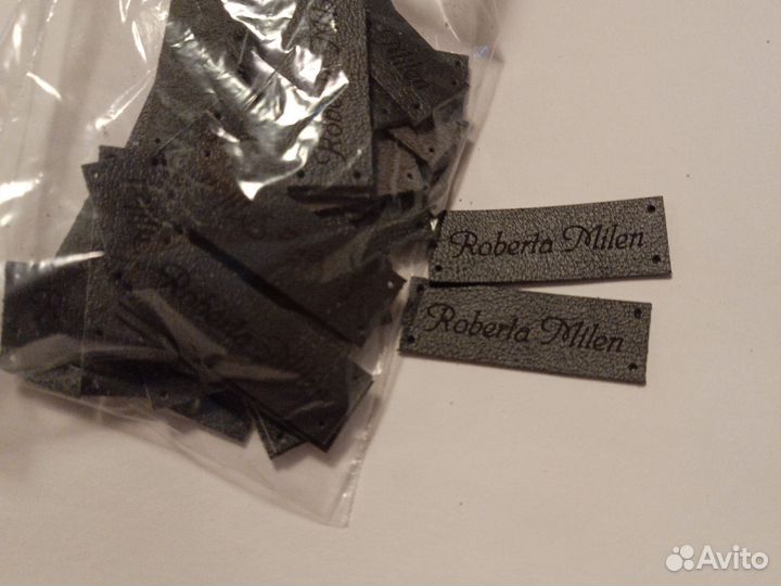 Кожаные бирки для Милены. Доставка