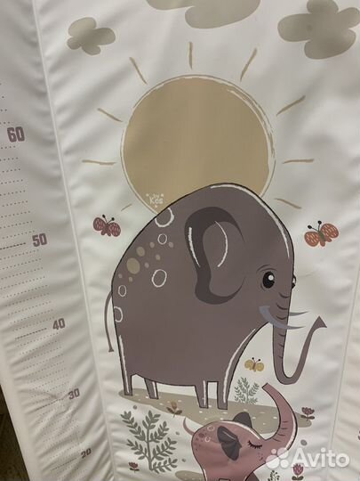 Ванночка детская с горкой и пеленальная доска