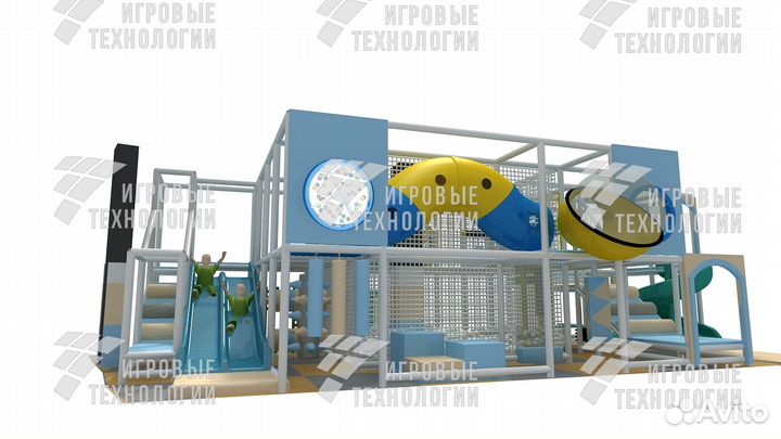 Детские игровые площадки, лабиринты